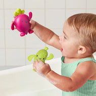 Itzy Ritzy Silly Swimmers Bath Set Pickle And Beet
