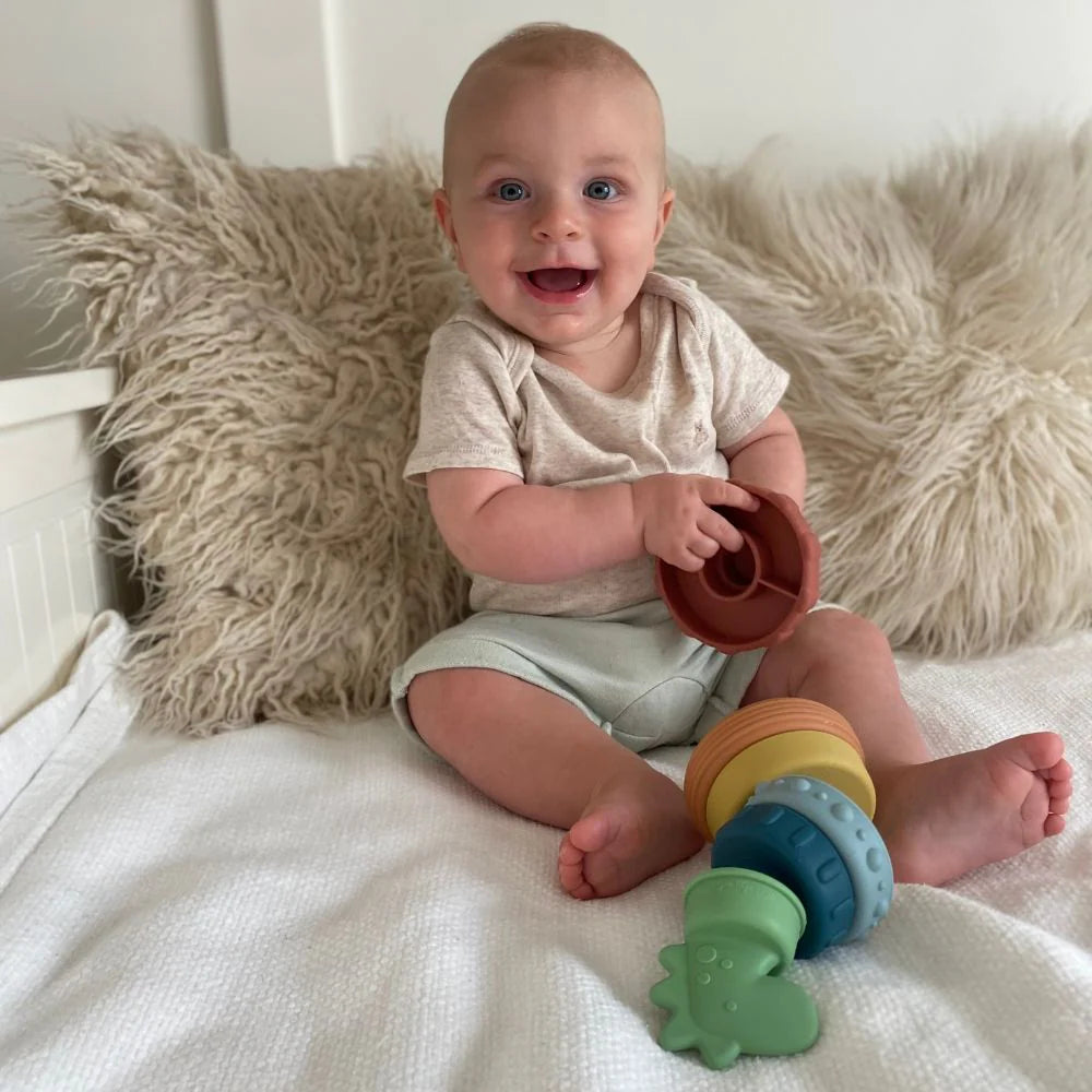 Itzy Ritzy Stacker Silicone Stacking Toy