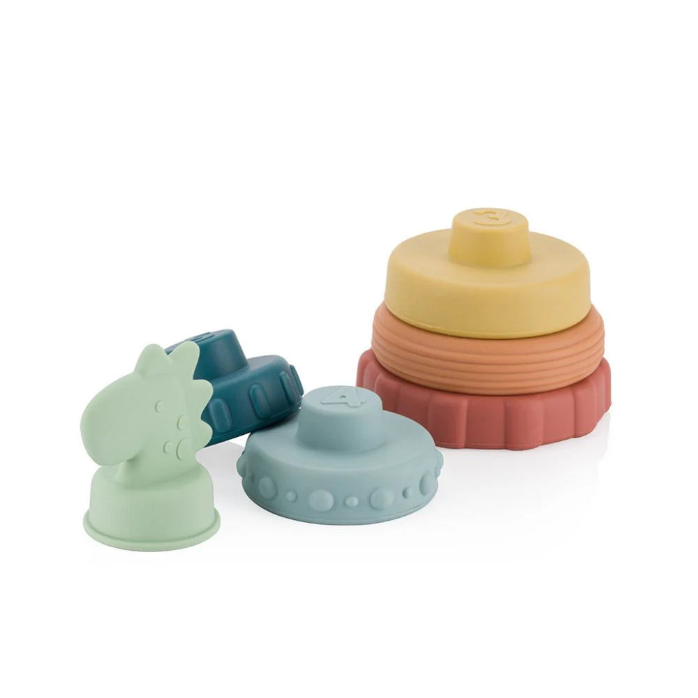 Itzy Ritzy Stacker Silicone Stacking Toy