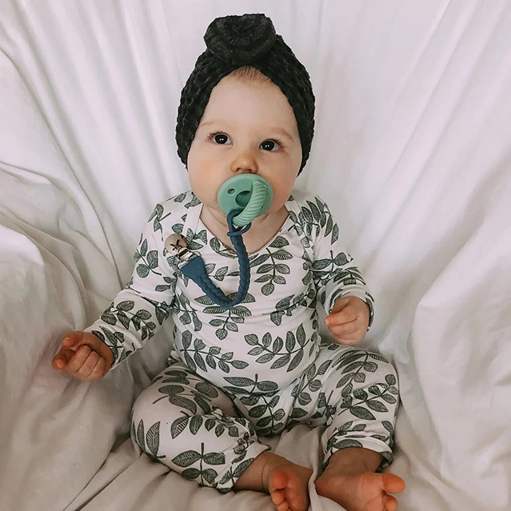 Itzy Ritzy Sweetie Soother pacifier set, 2-pack for 0M+, teal silicone nipple