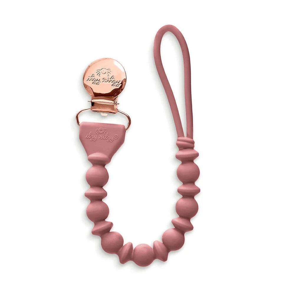 Itzy Ritzy Sweetie Strap Beaded Pacifier Clip
