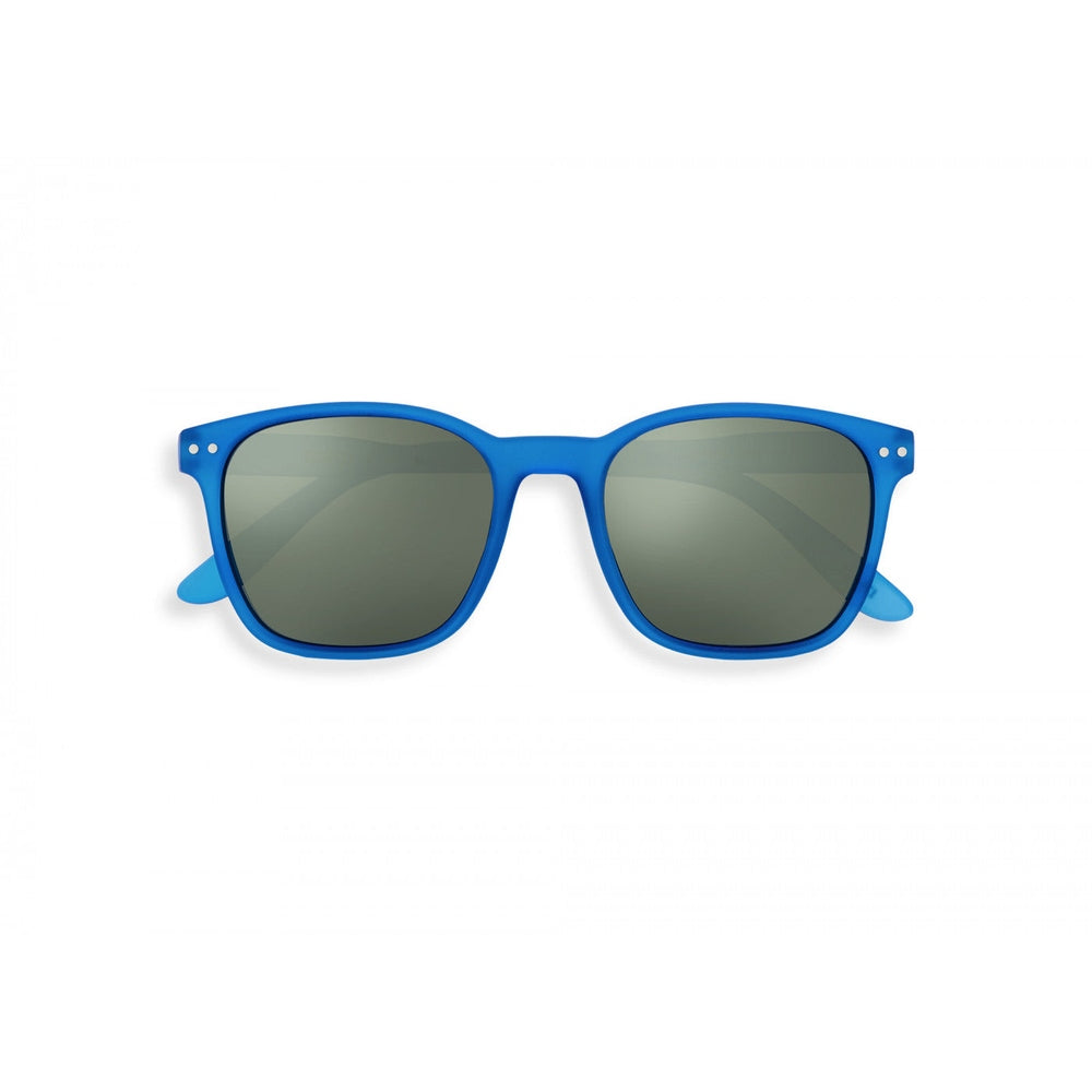 IZIPIZI Nautic sunglasses for adults, blue frame with green polarized lenses