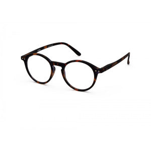 IZIPIZI Screen Adult D tortoise round eyeglasses with acetate frame.