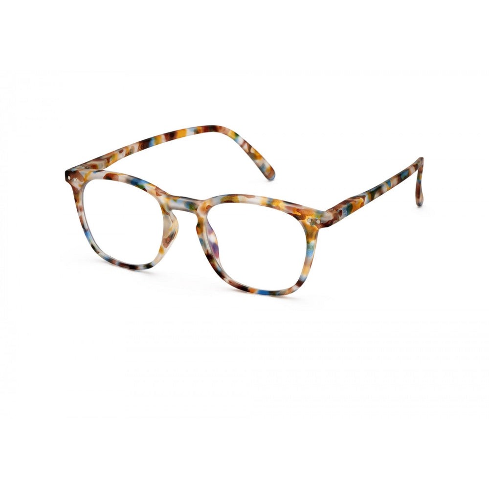IZIPIZI Screen Adult eyeglasses #E Blue Tortoise with colorful acetate frame