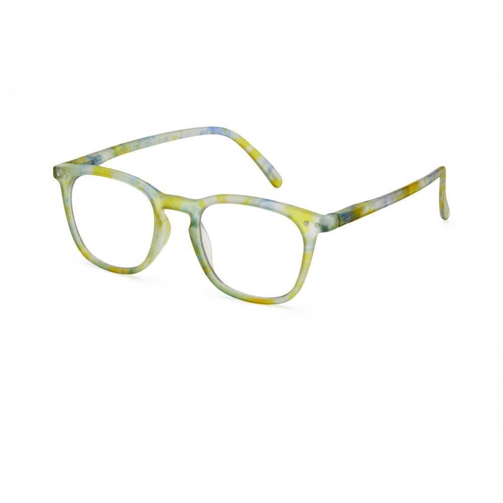 Izipizi Screen Adult E Joyful Cloud eyeglasses in yellow-blue tie-dye frame