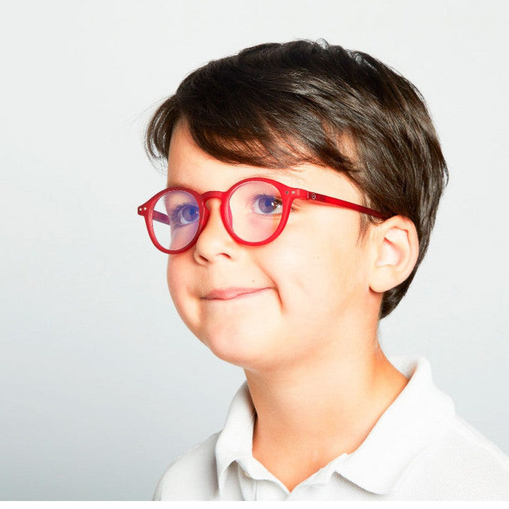 IZIPIZI Screen Junior #D red round kids' eyeglasses