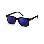 Izipizi Sun Adult L tortoise sunglasses with blue mirrored lenses
