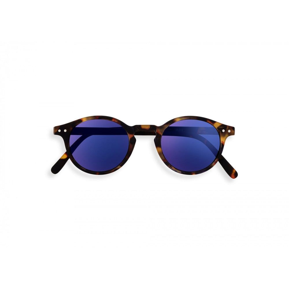 IZIPIZI Sun #H tortoise sunglasses with blue mirror lenses
