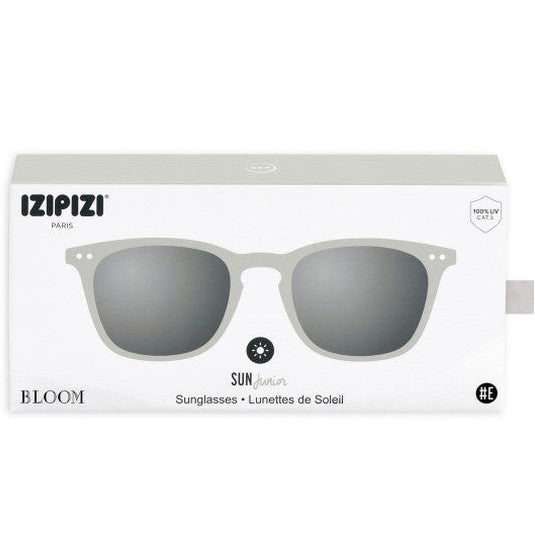IZIPIZI Sun Junior #E Defty Grey sunglasses for kids, plastic frame