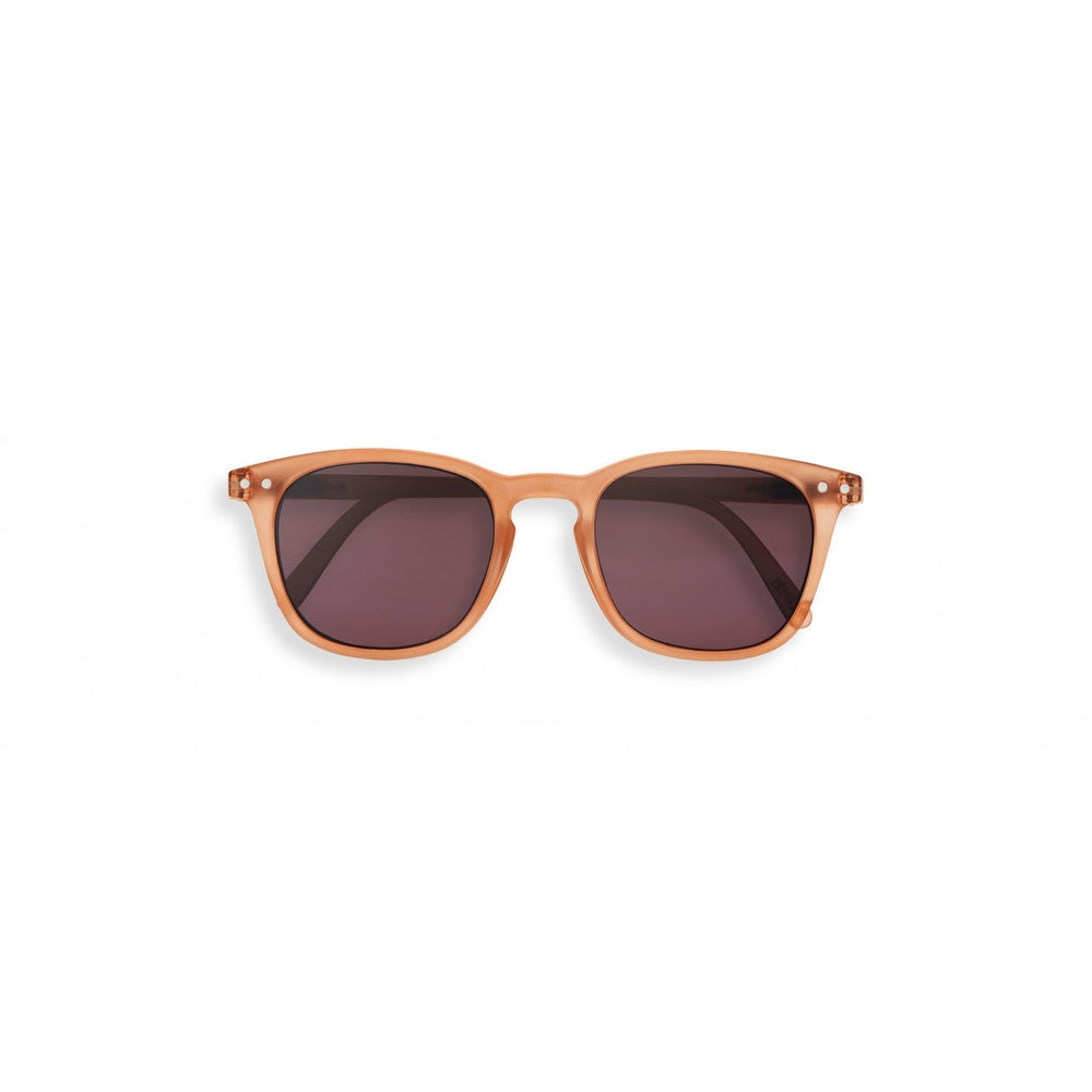 IZIPIZI Sun Junior #E Sun Stone sunglasses in orange frame with brown lenses