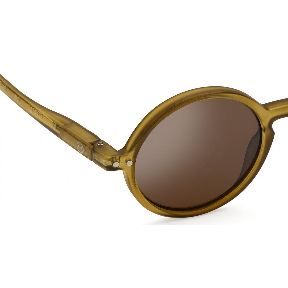 IZIPIZI Sun Junior sunglasses in bottle green with brown lenses