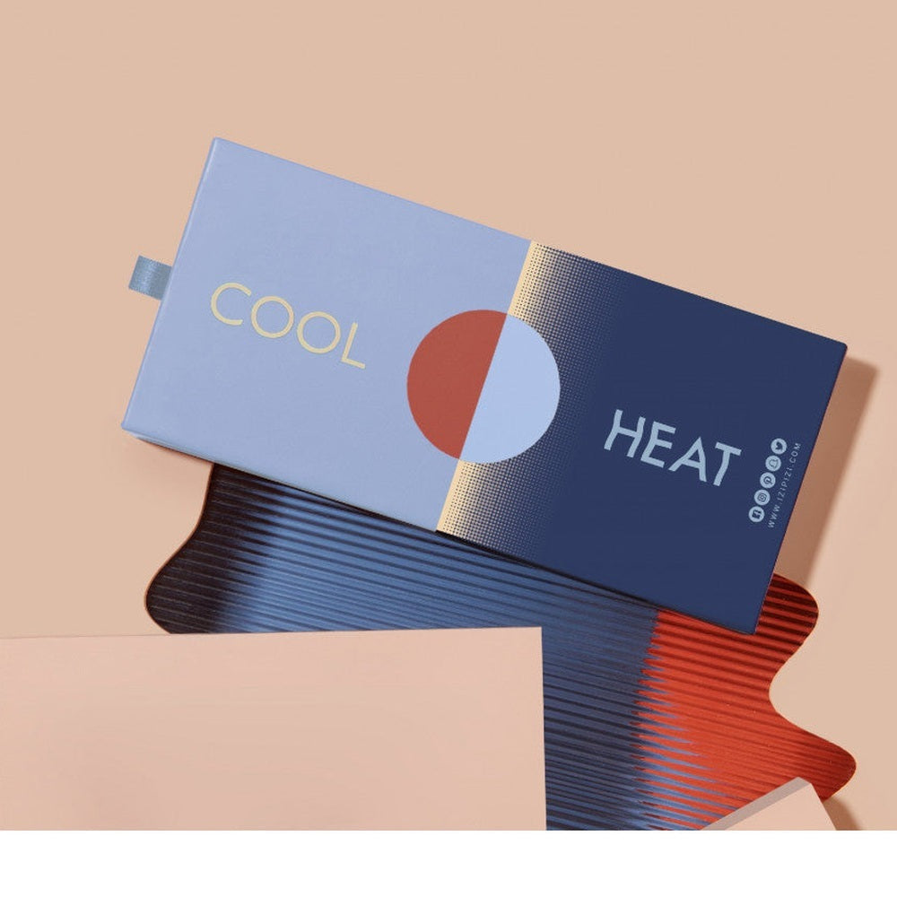 Izipizi Junior Sunglasses #D Cold Blue with blue packaging and circular graphic