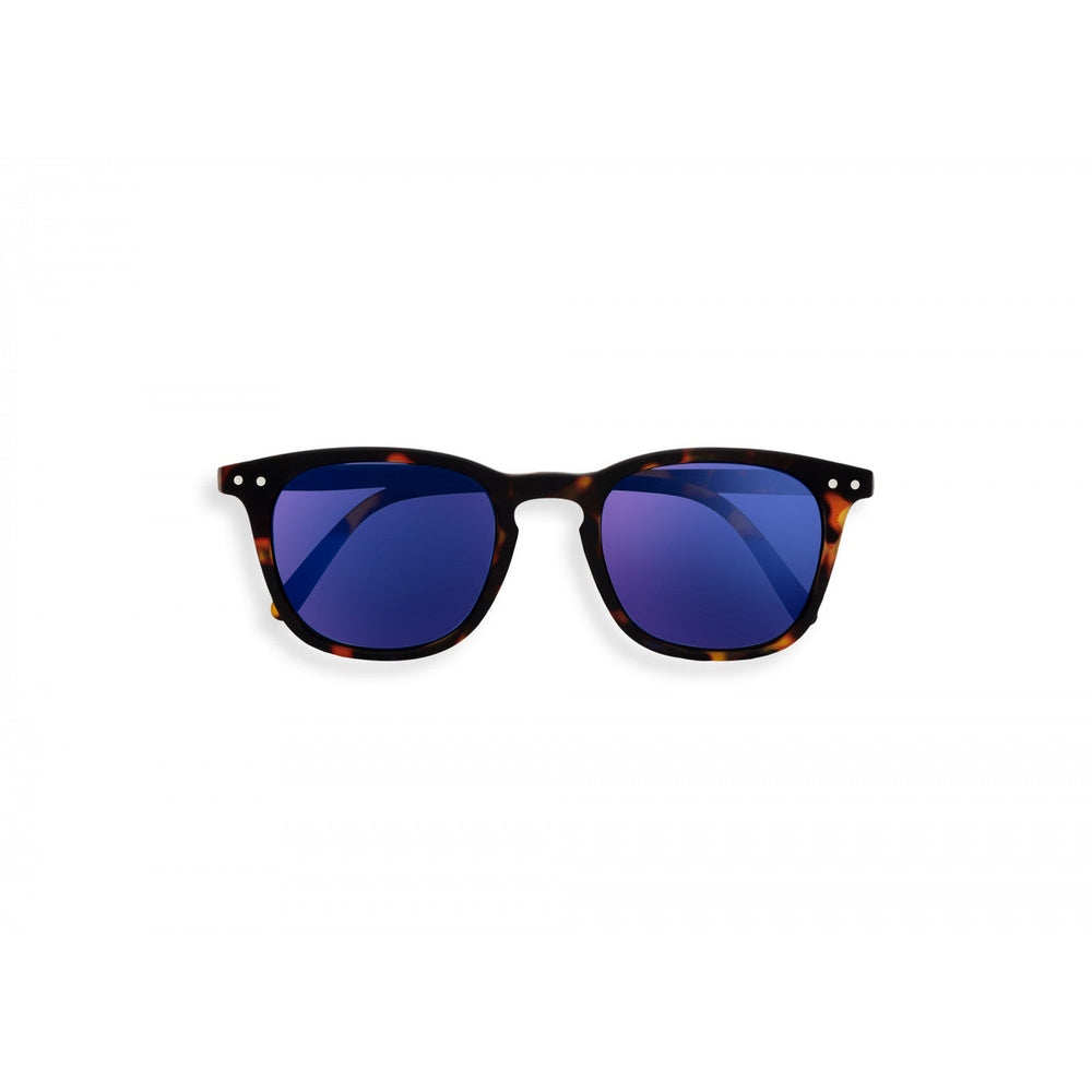 IZIPIZI Junior sunglasses #E tortoise frame with blue mirrored lenses