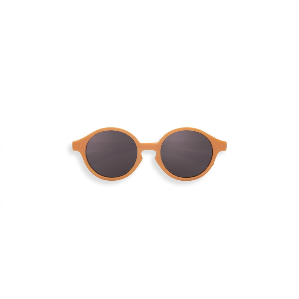 IZIPIZI Sunglasses Junior Sunny Orange with round orange frames and dark lenses