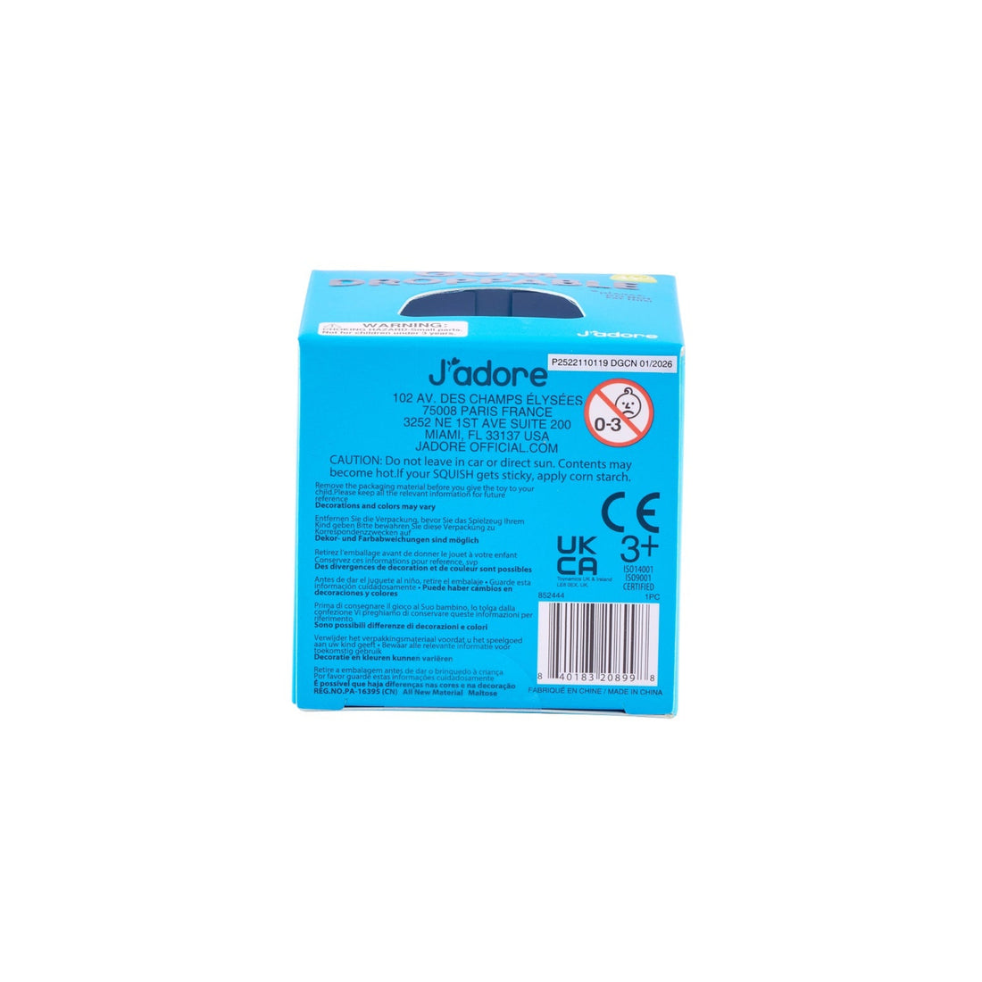 J'adore Gum Droppable Squish Toy