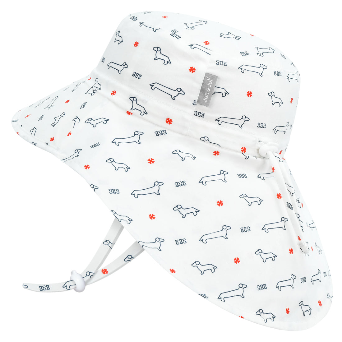Jan & Jul Cotton Xplorer Hat - Dachshund front view