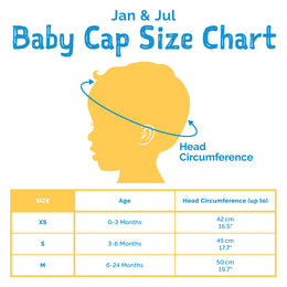 Jan & Jul UV Baby Cap - UV Quick Dry - Navy Whale Tales