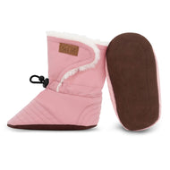 Jan & Jul Baby Stay-Put Winter Booties Dusty Pink