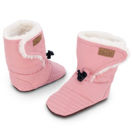 Jan & Jul Baby Stay-Put Winter Booties Dusty Pink