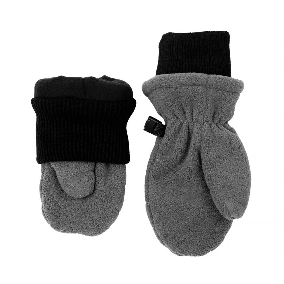 Jan & Jul Fleece Mittens Dark Grey