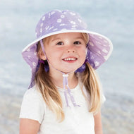 Jan & Jul Kids Cotton Adventure Hats Purple Daisy