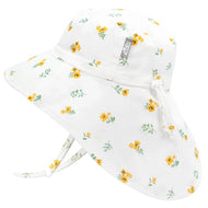 Jan & Jul Kids Cotton Adventure Hats Yellow Flower