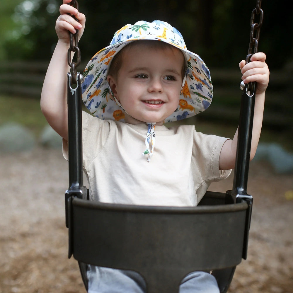 Jan & Jul Kids Cotton Bucket Hats Safari