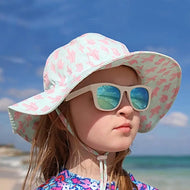 Jan & Jul Kids Cotton Floppy Hat Coral