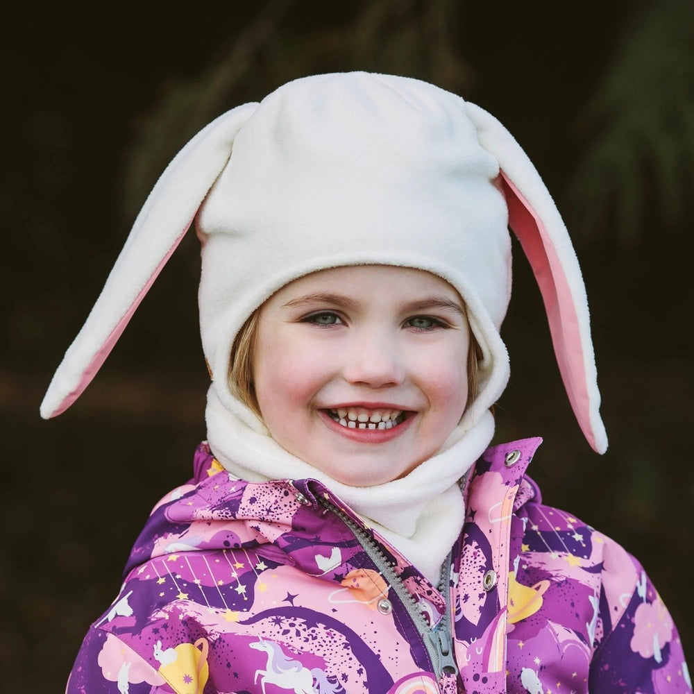 Jan & Jul Kids Fleece Animal Cream Bunny