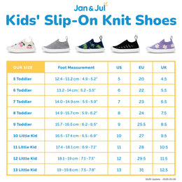 Jan & Jul Kids Graphic Slip-On Shoes - Grey Construction