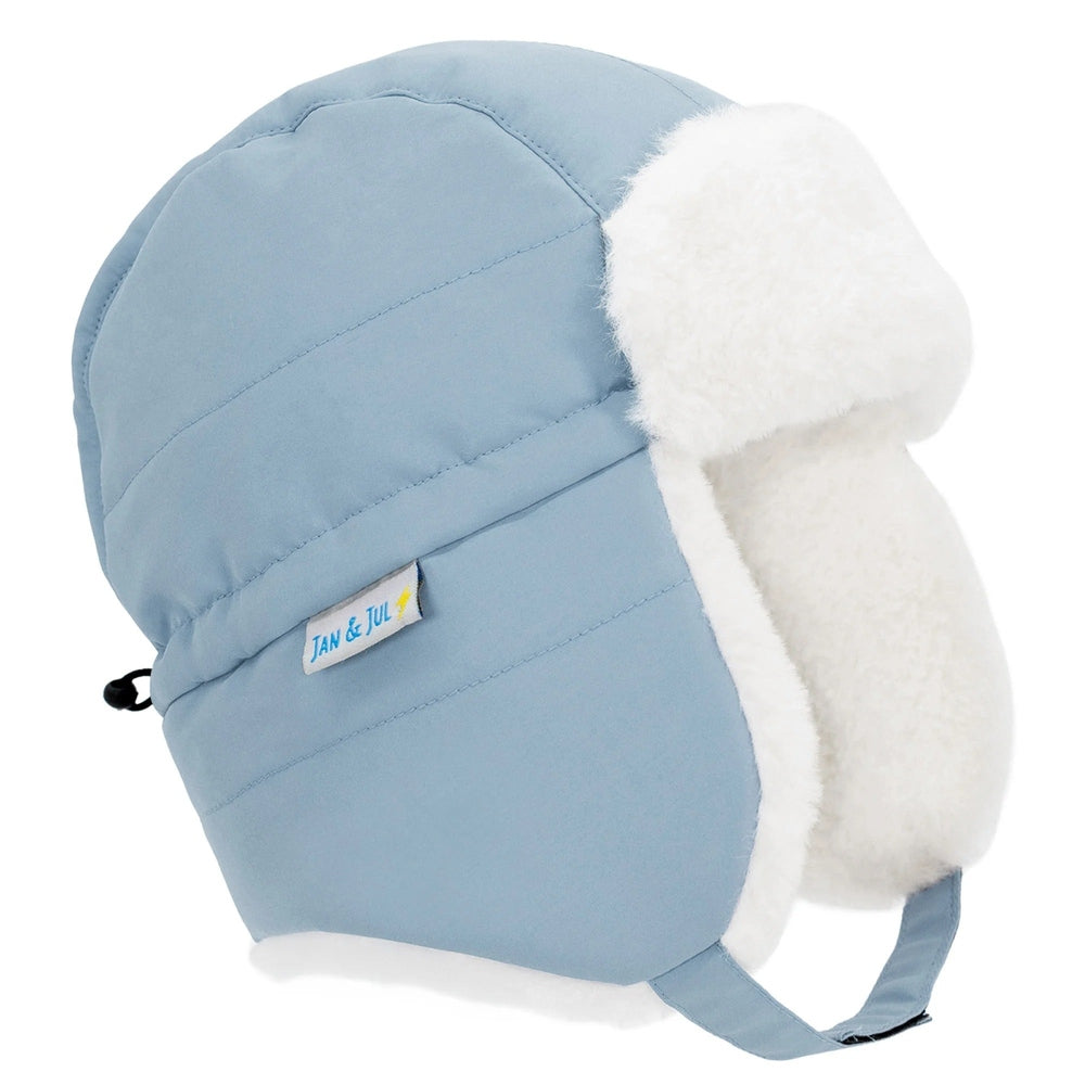 Jan & Jul Kids Insulated Winter Hats Dusty Blue