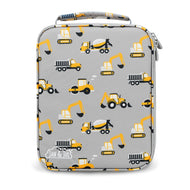 Jan & Jul Kids Lunch Bag Grey Construction