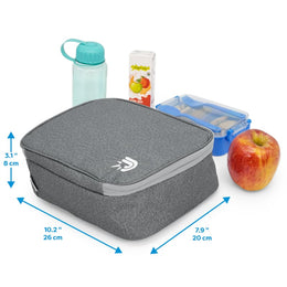 Jan & Jul Kids Lunch Bag Heather Grey