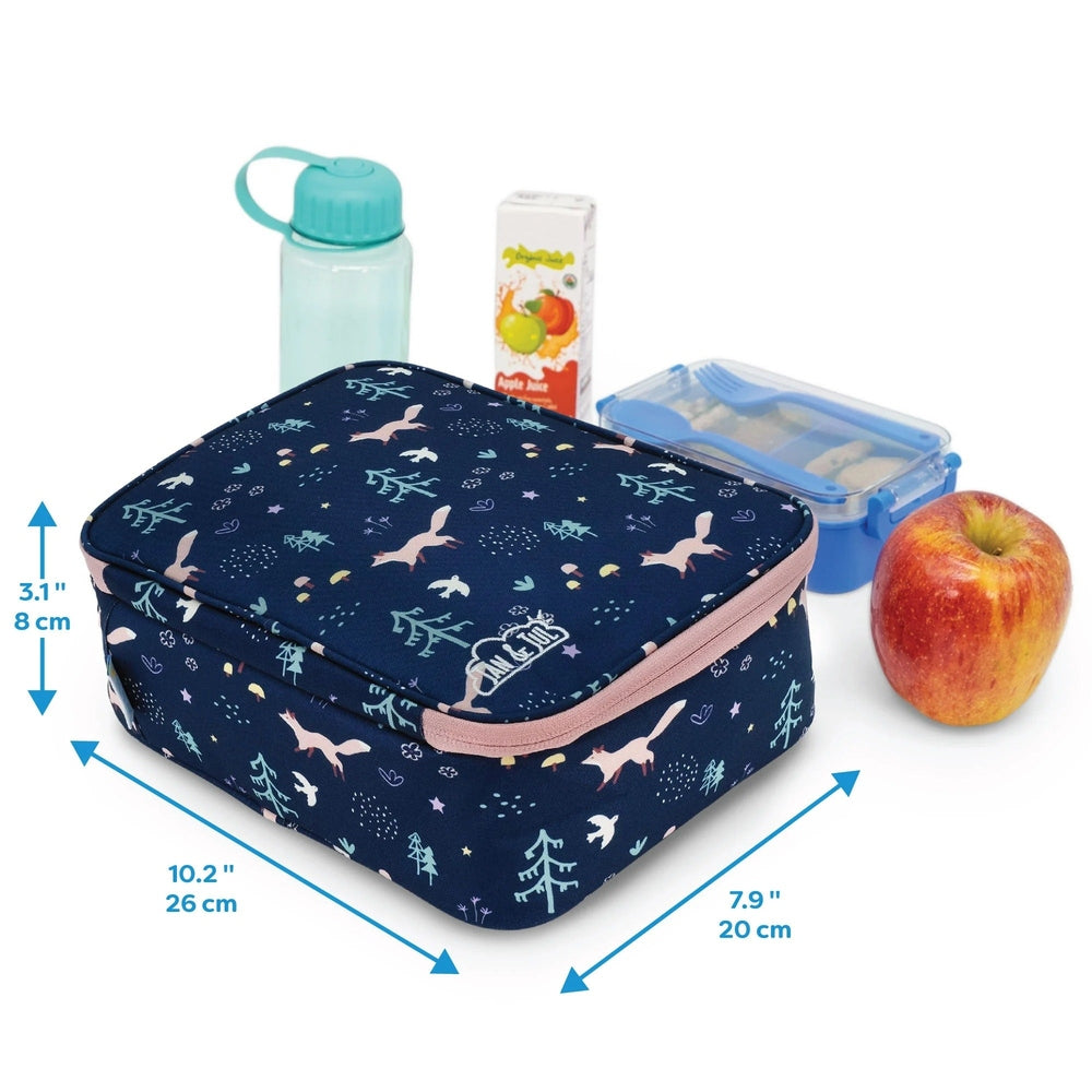 Jan & Jul Kids Lunch Bag Navy Forest