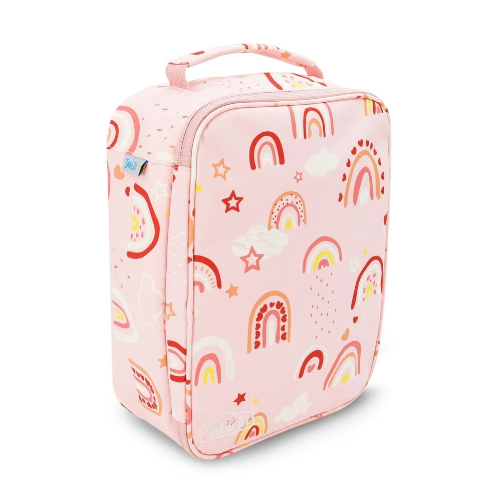 Jan & Jul Kids Lunch Bag Pink Rainbow