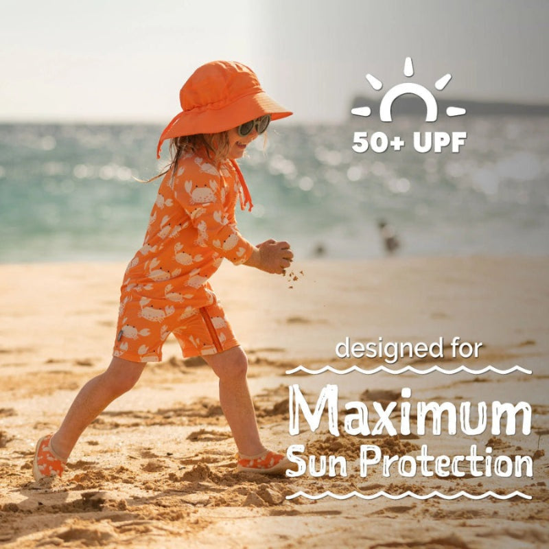 Jan & Jul Kids One Piece UV Sun Suit Crabby Crab