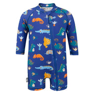 Jan & Jul Kids One Piece UV Sun Suit Dino Buddies