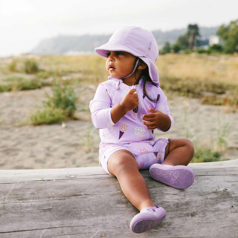 Jan & Jul Kids One Piece UV Sun Suit Lavender Ice Cream
