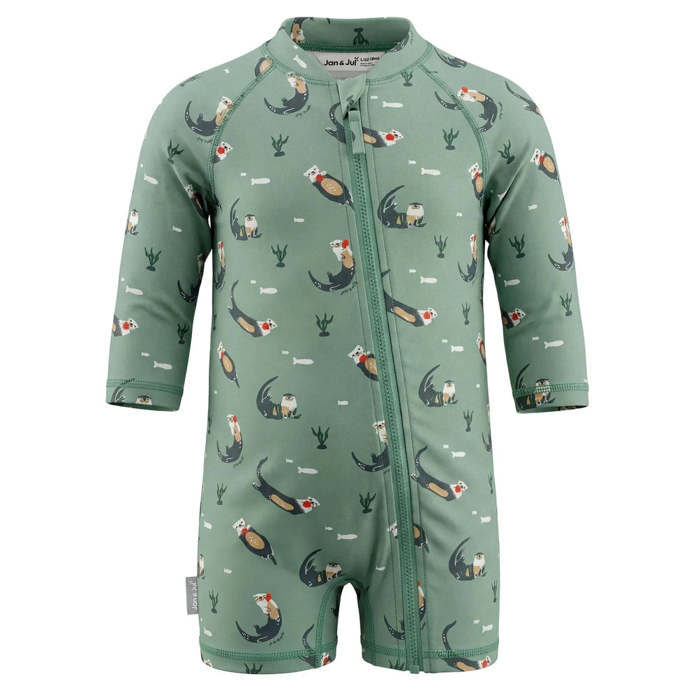 Jan & Jul Kids One Piece UV Sun Suit Otter