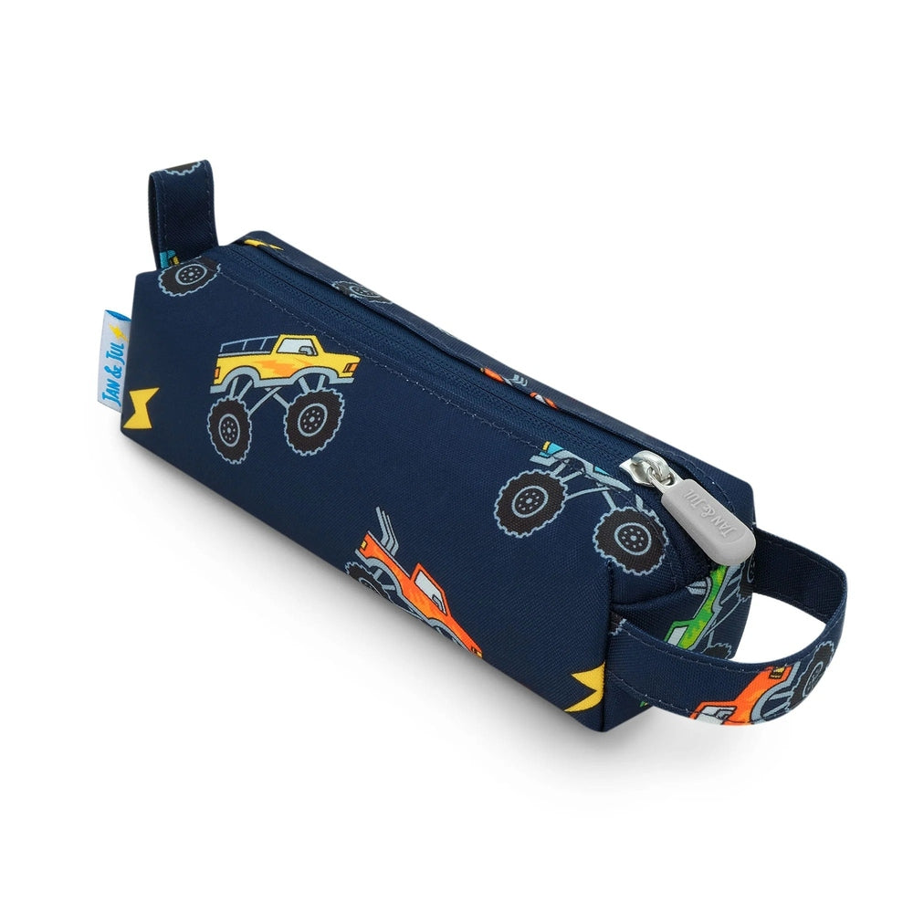 Jan & Jul Kids Pencil Case Big Trucks