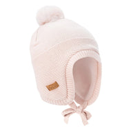 Jan & Jul Kids Pom-Pom Knit Hats Light Pink