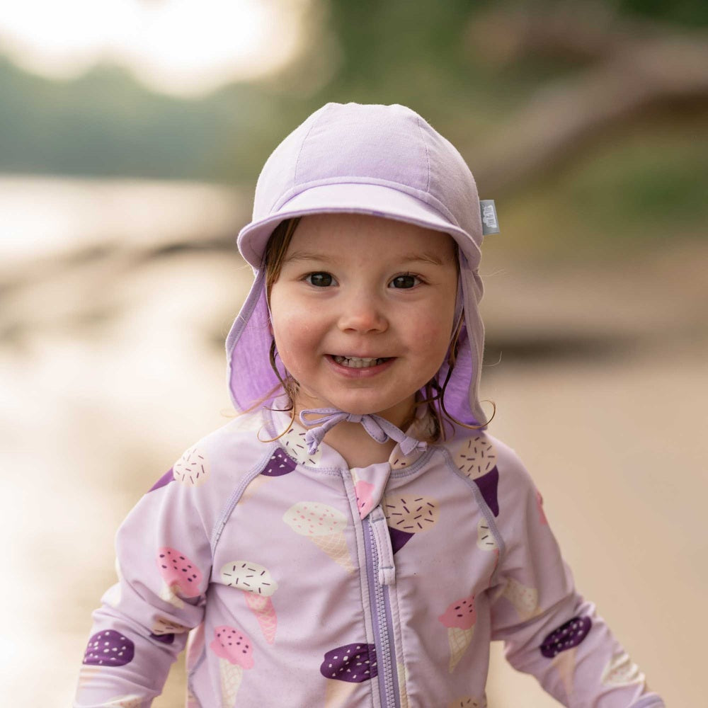 Jan & Jul Kids Sun Soft Baby Caps Lavender