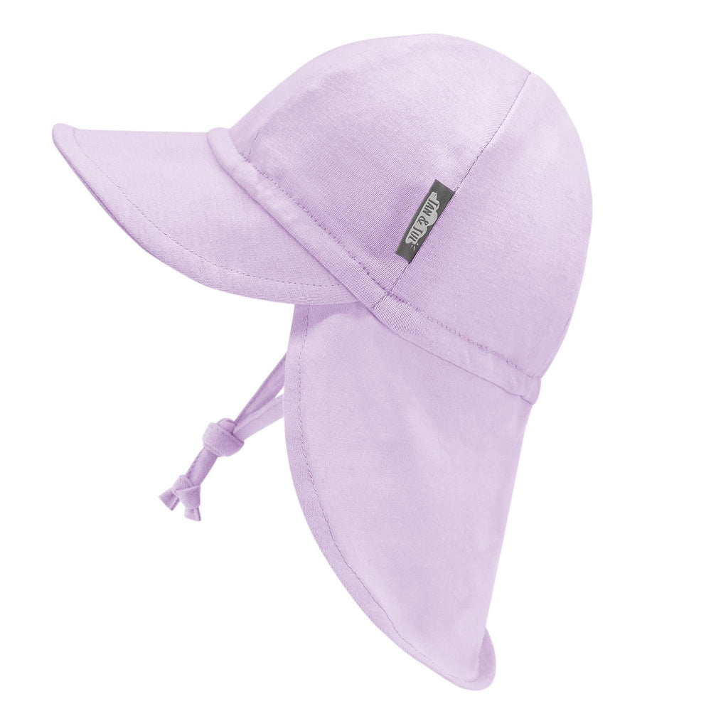 Jan & Jul Kids Sun Soft Baby Caps Lavender angled view