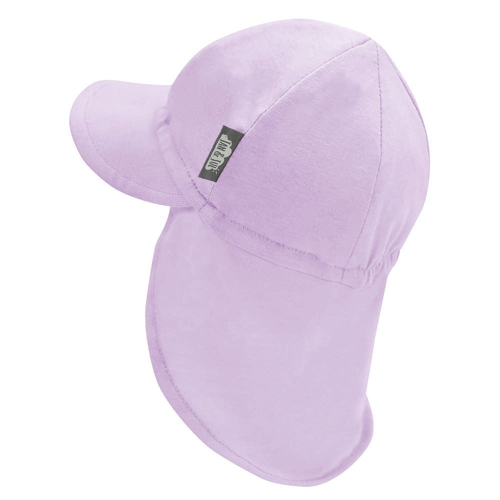 Jan & Jul Kids Sun Soft Baby Caps Lavender detail view