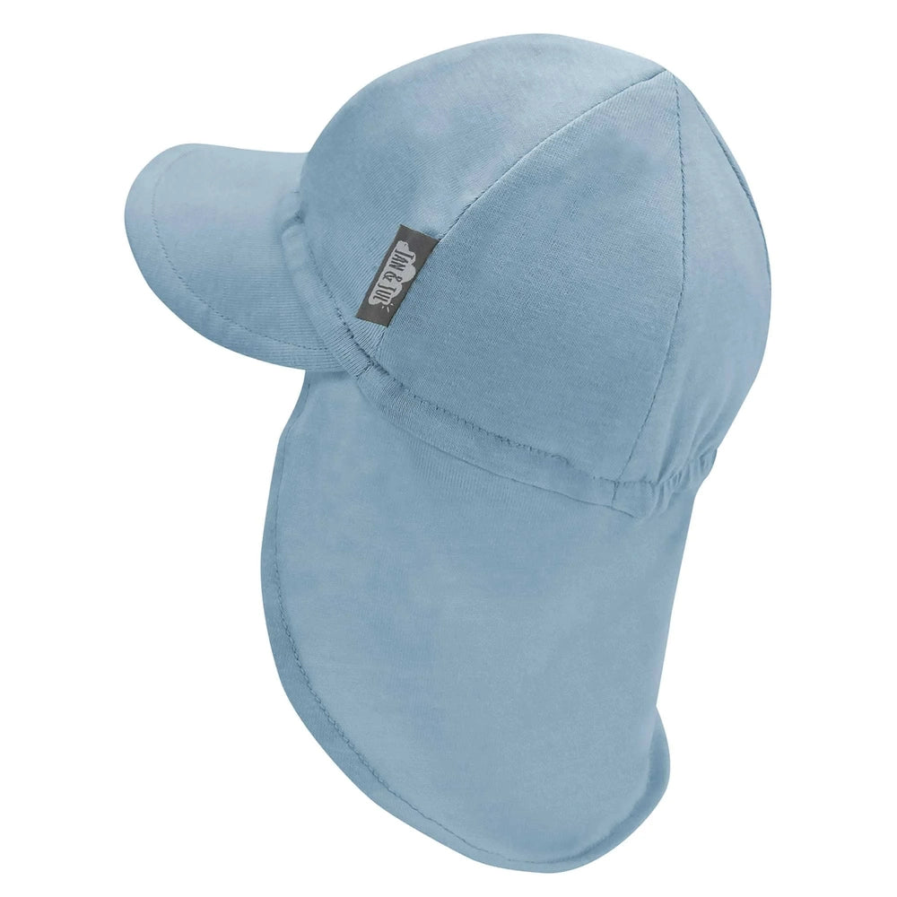 Jan & Jul Sun Soft baby cap for kids, stormy blue cotton