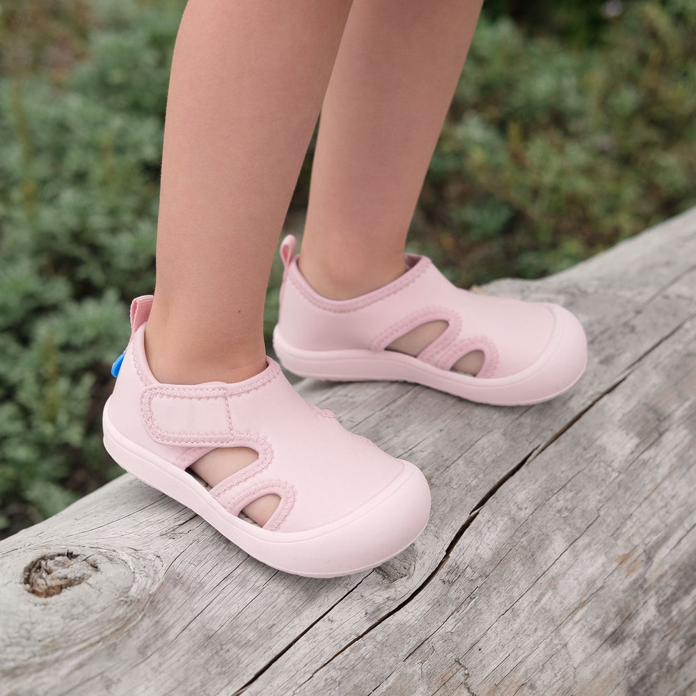 Jan & Jul Kids SunnyBreeze Sandals Soft Pink outsole view