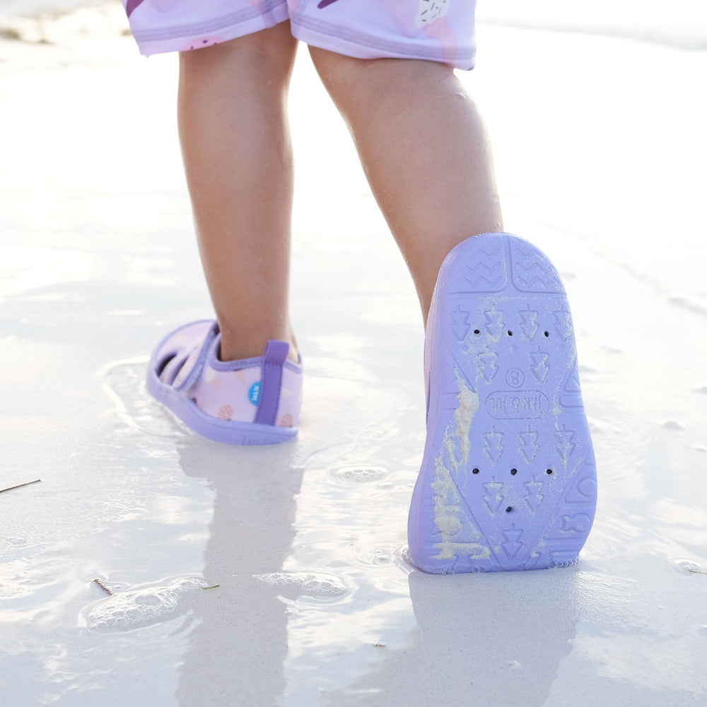 Jan & Jul Kids Sunnybreeze Sandals Lavender Ice Cream top view