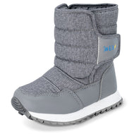 Jan & Jul Kids Tall Puffy Winter Boots Heather Grey