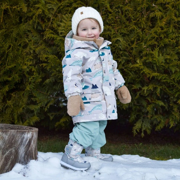 Jan & Jul Kids Tall Puffy Winter Boots Polar Pals