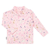 Jan & Jul Kids UV Rashguard Top Bunny Flowers